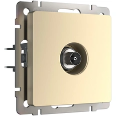 Изображение ТВ-розетка оконечная (шампань) W1183011