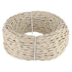Изображение Ретро кабель витой 3х1,5 (песочный) 50 м W6453546